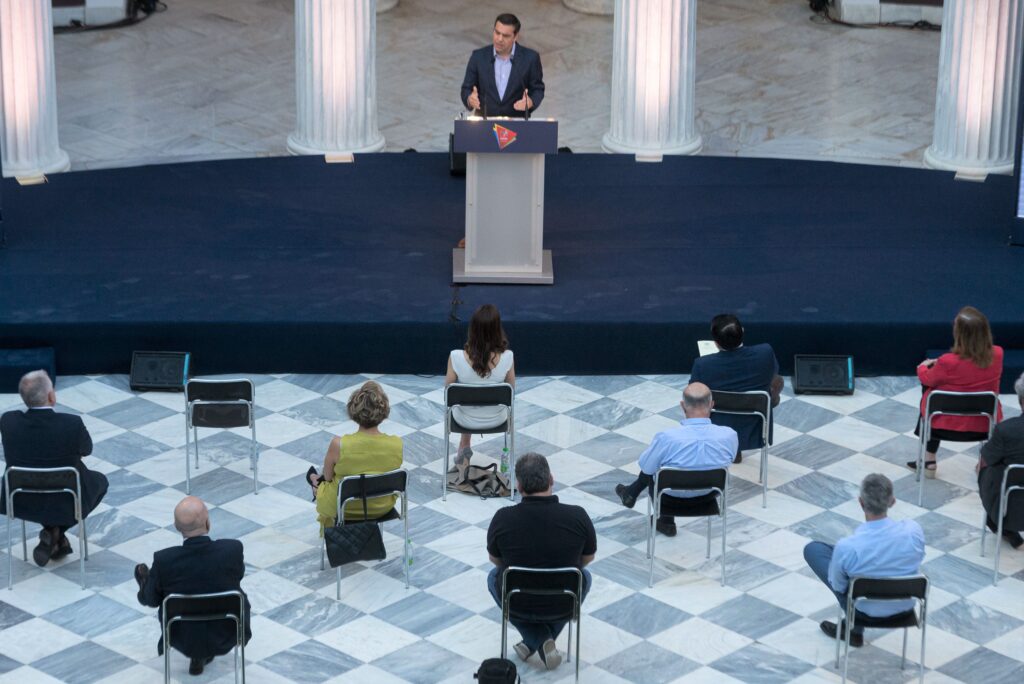 Παρουσίαση επικαιροποιημένου προγράμματος του ΣΥΡΙΖΑ, “Μένουμε Όρθιοι”
