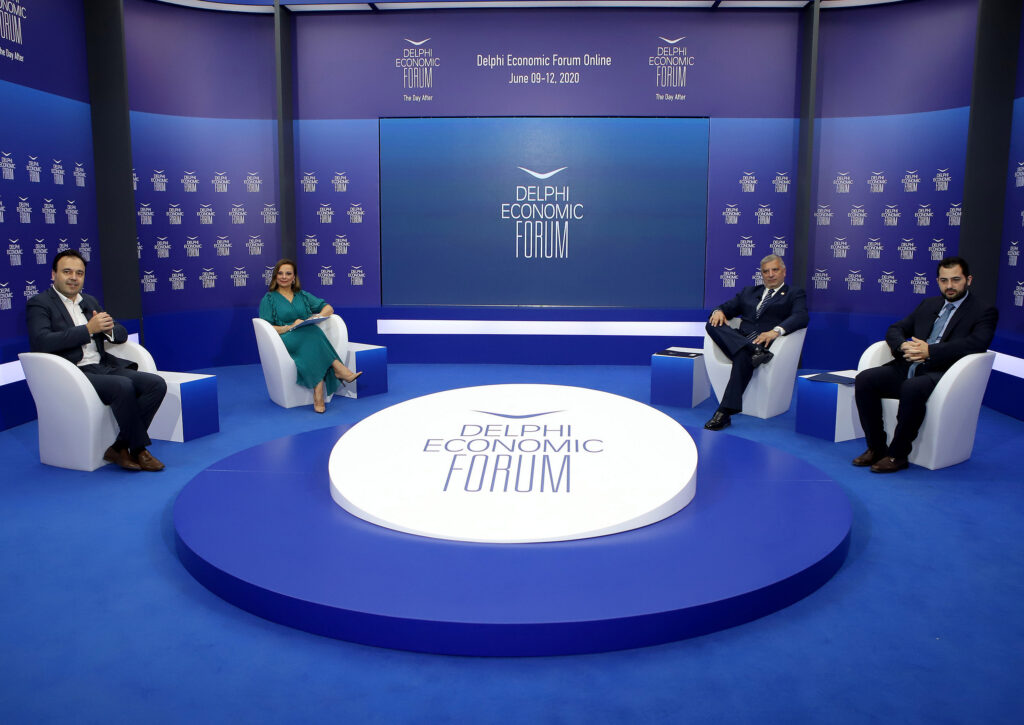 Ο Περιφερειάρχης Αττικής Γ. Πατούλης στο Delphi Economic Forum