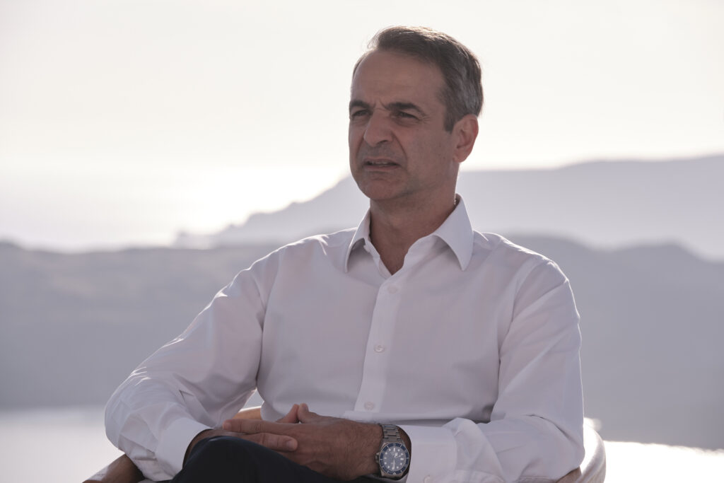 Συνέντευξη του Πρωθυπουργού Κυριάκου Μητσοτάκη στο CNN από την Σαντορίνη