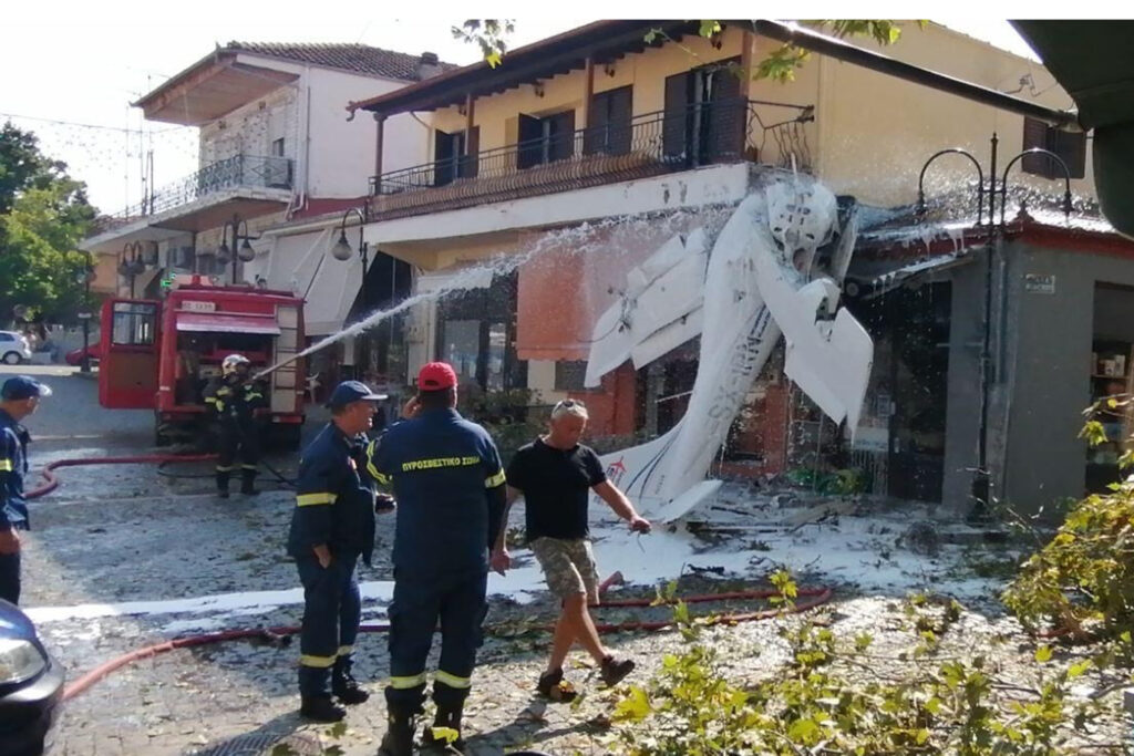 Σέρρες: Πτώση μονοκινητήριου αεροσκάφους στην Πρώτη