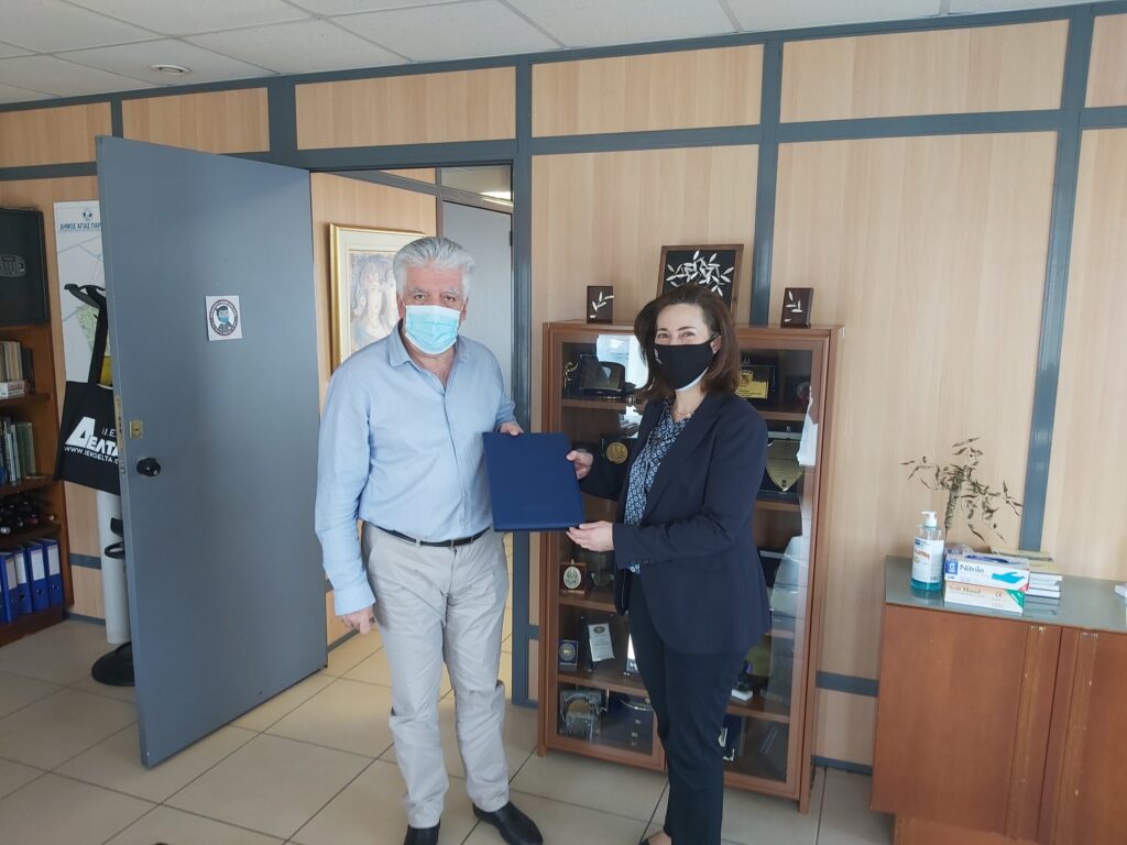 Συνάντηση Δημάρχου Αγίας Παρασκευής με Λουκία Κεφαλογιάννη