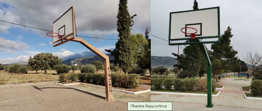 Εργασίες εξωραϊσμού σε παιδικές χαρές και πλατείες του Δήμου Ασπρόπυργου.