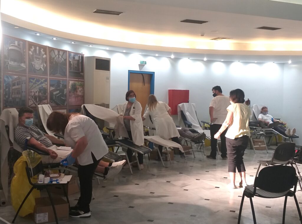 Με επιτυχία μια ακόμα εθελοντική αιμοδοσία του Δήμου Ιλίου