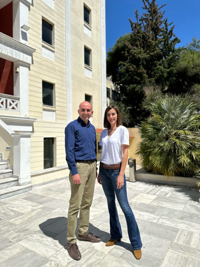 Η Ελισάβετ Σπανού ”ΜΑΖΙ” με τον Γρηγόρη Λέων
