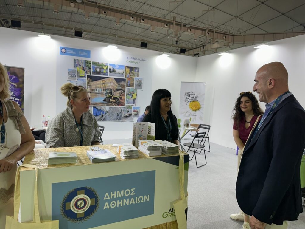 Επίσκεψη του υποψηφίου δημάρχου Λυκόβρυσης – Πεύκης Γρηγόρη Λέων στην Attica Green Expo