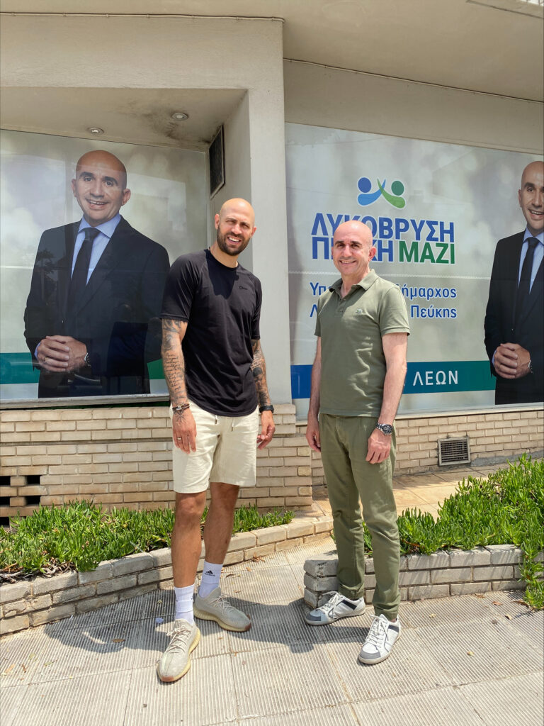 Ο διεθνής μπασκετμπολίστας, Παναγιώτης Βασιλόπουλος, υποψήφιος στο πλευρό του Γρηγόρη Λέων