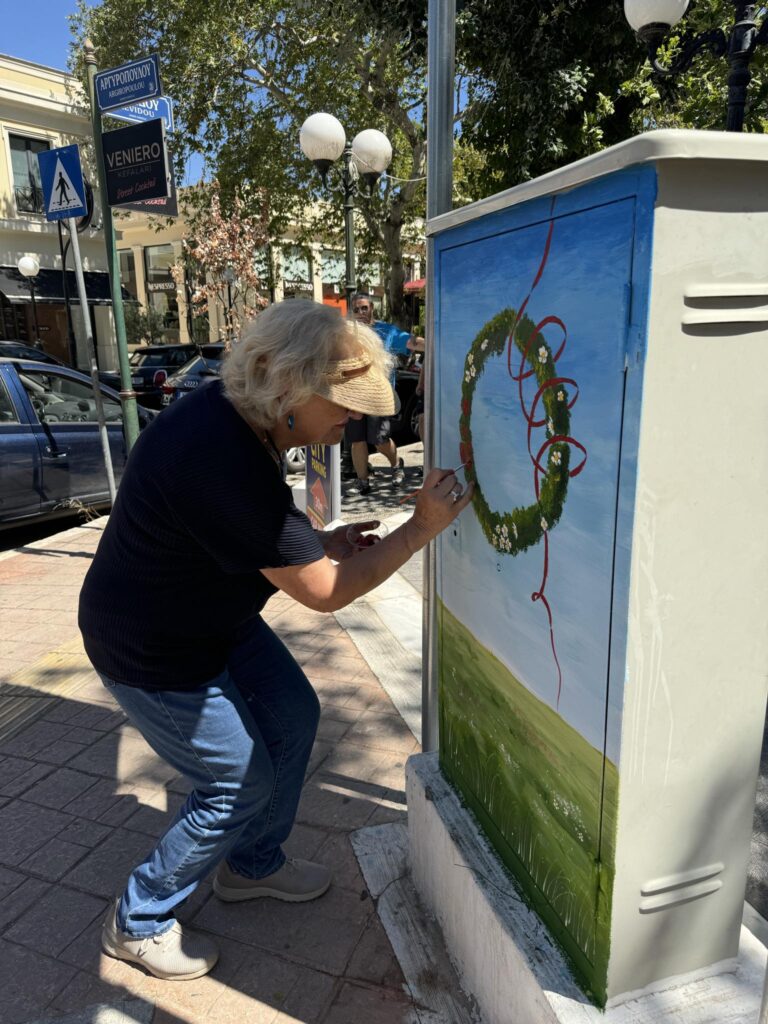 Δήμος Κηφισιάς, Ν. Ερυθραίας, Εκάλης: Σε «έργα τέχνης» μετέτρεψαν τα ΚΑΦΑΟ του Δήμου, εθελοντές καλλιτέχνες