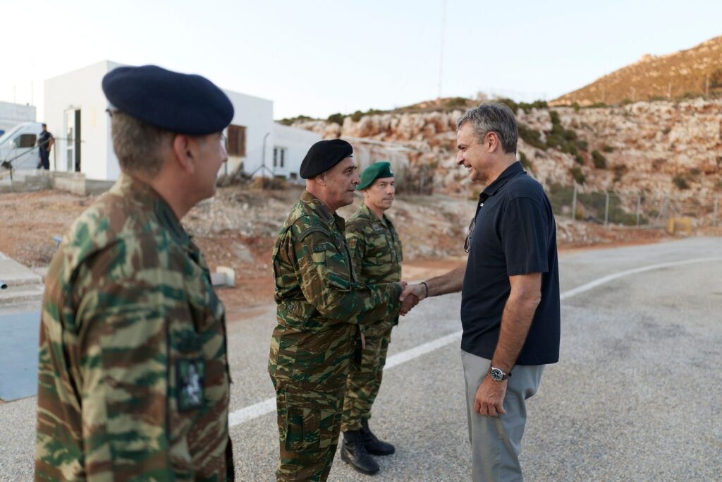 Στο Καστελλόριζο ο πρωθυπουργός Κυρ. Μητσοτάκης