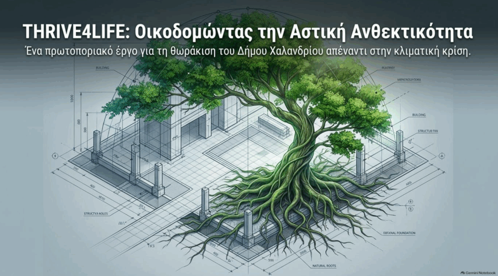 Δήμος Χαλανδρίου: THRIVE4LIFE: Η πρόταση του  σε ευρωπαϊκό πρόγραμμα LIFE για τη δημιουργία ανθεκτικών οικοσυστημάτων δέντρων