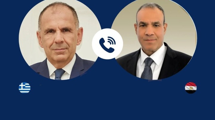 Γ. Γεραπετρίτης – ΥΠΕΞ Αιγύπτου: Διαβουλεύσεις για την επέκταση της συμφωνίας Ελλάδας – Αιγύπτου για την ΑΟΖ
